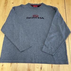 Vintage Gotcha Skate‎ Sweater Men’s XL Thermal Sweater 90s Grunge